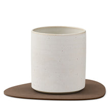 LIND DNA Underlag Nupo - Læder - Brun / Sand - dobbelt-sidet - 13 x 11 cm - 4 Styk