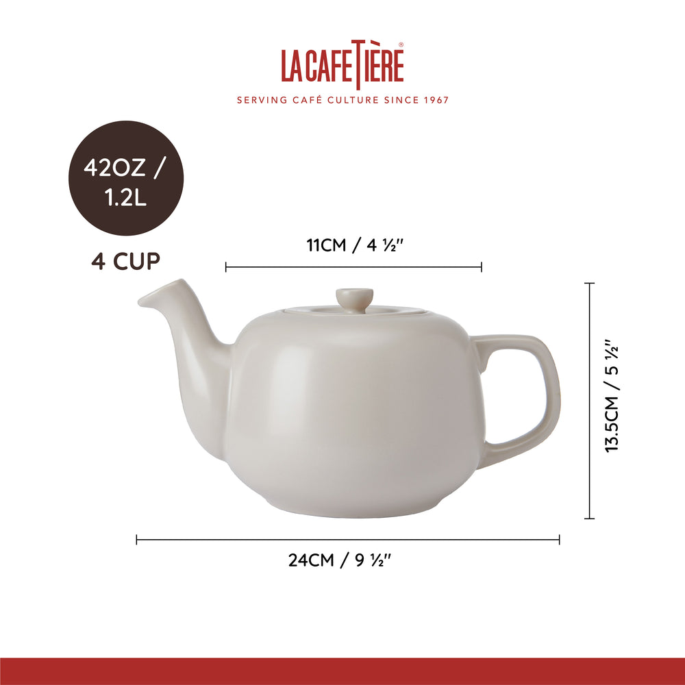 La Cafetière Teekande Classic Latte - Stentøj - 1.2 liter