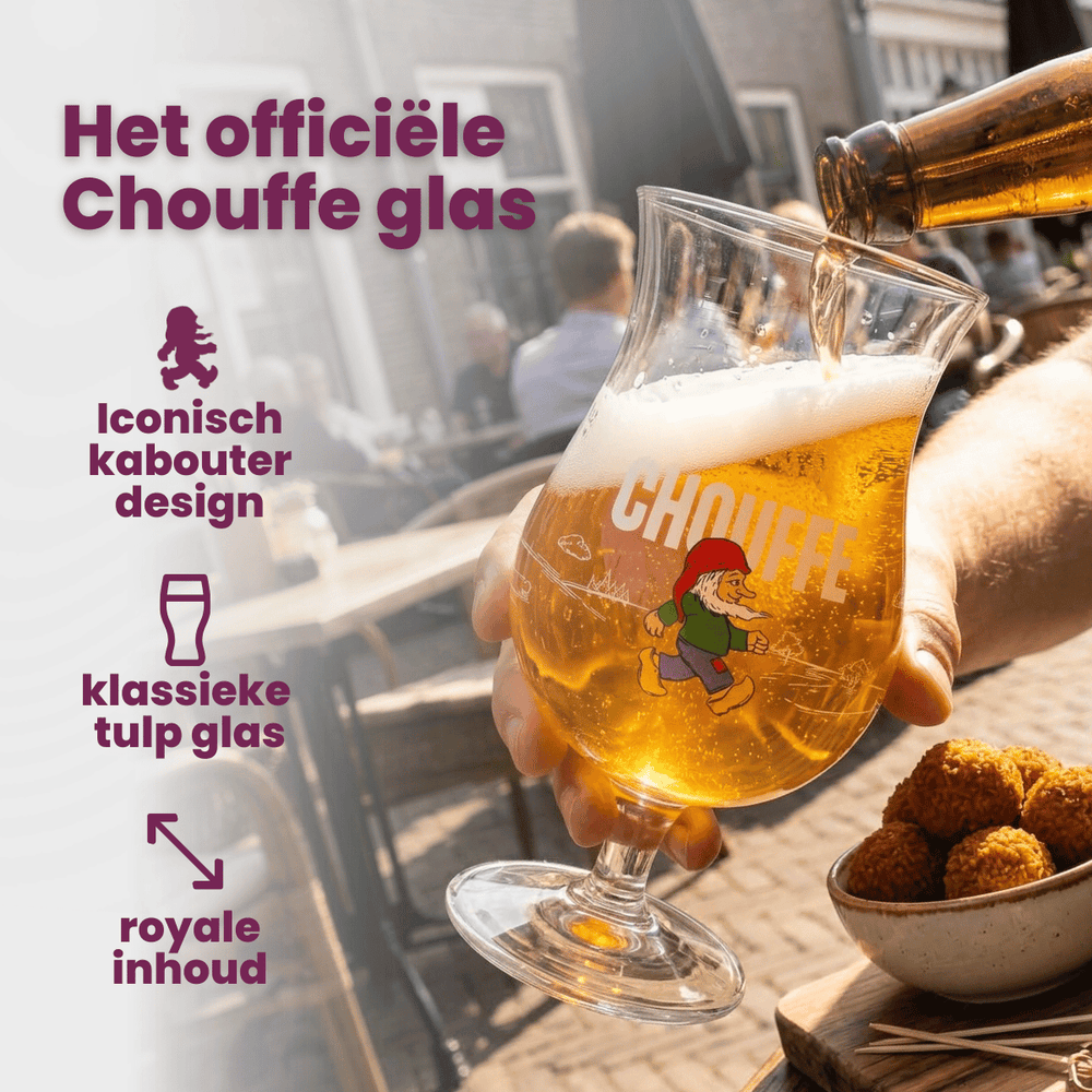 La Chouffe Bierglazen - 330 ml - 6 stuks