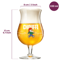 La Chouffe Bierglazen - 330 ml - 6 stuks