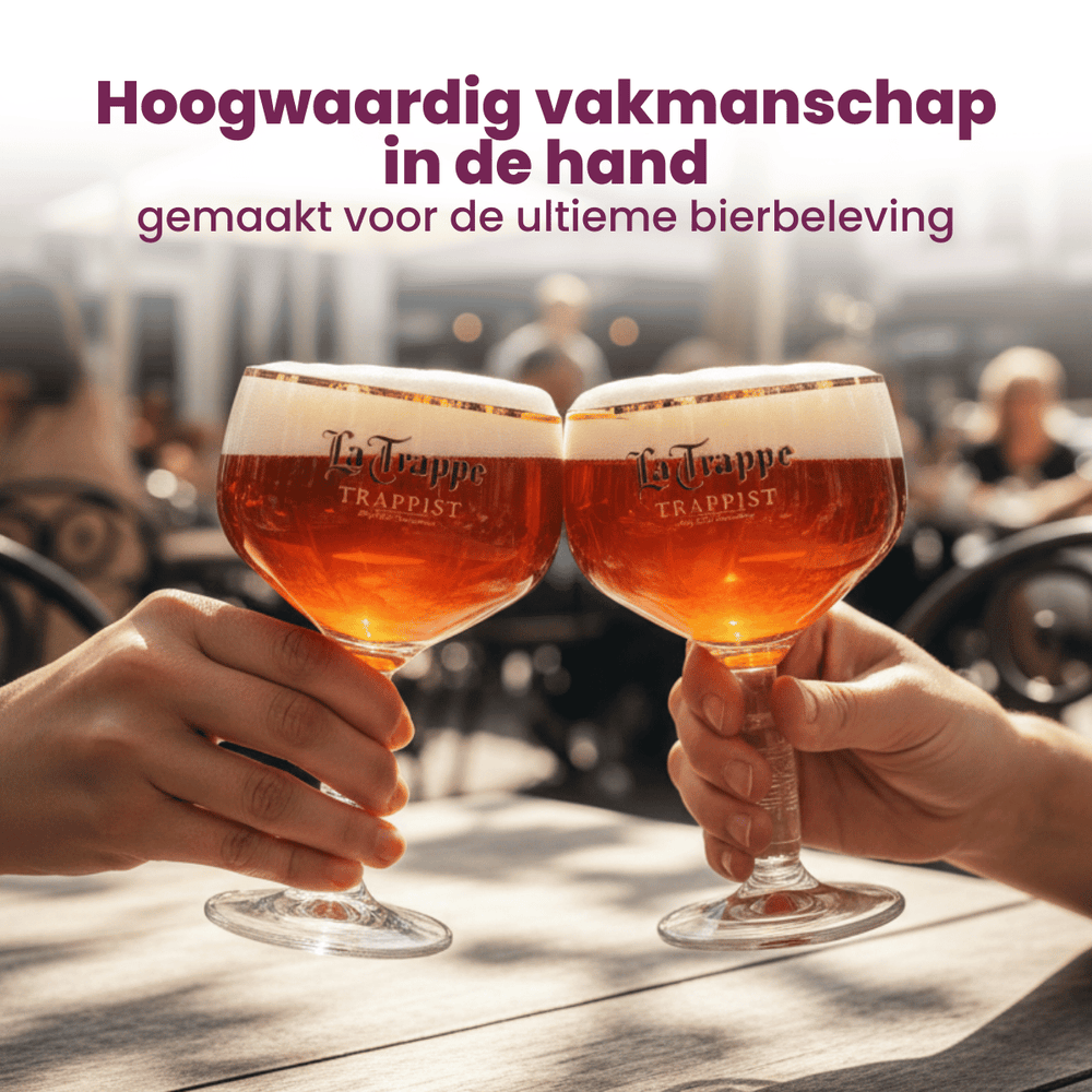 La Trappe Ølglas 250 ml - 4 Styk