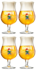 La Chouffe Bierglas 330 ml - 4 Styk