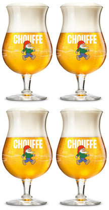 La Chouffe Bierglas 330 ml - 4 Styk