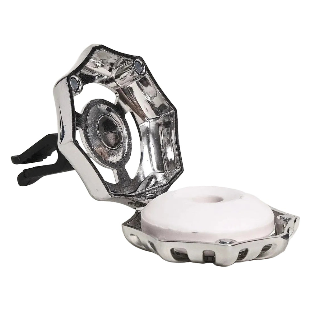 Maison Berger Autoparfum / Autodiffuser Coralie Silver - Lady Flower - Med Genopfyldning