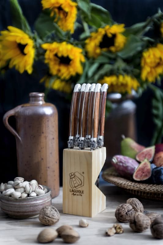 Laguiole Style de Vie Steakmessen Premium Line Wood - 6 styk