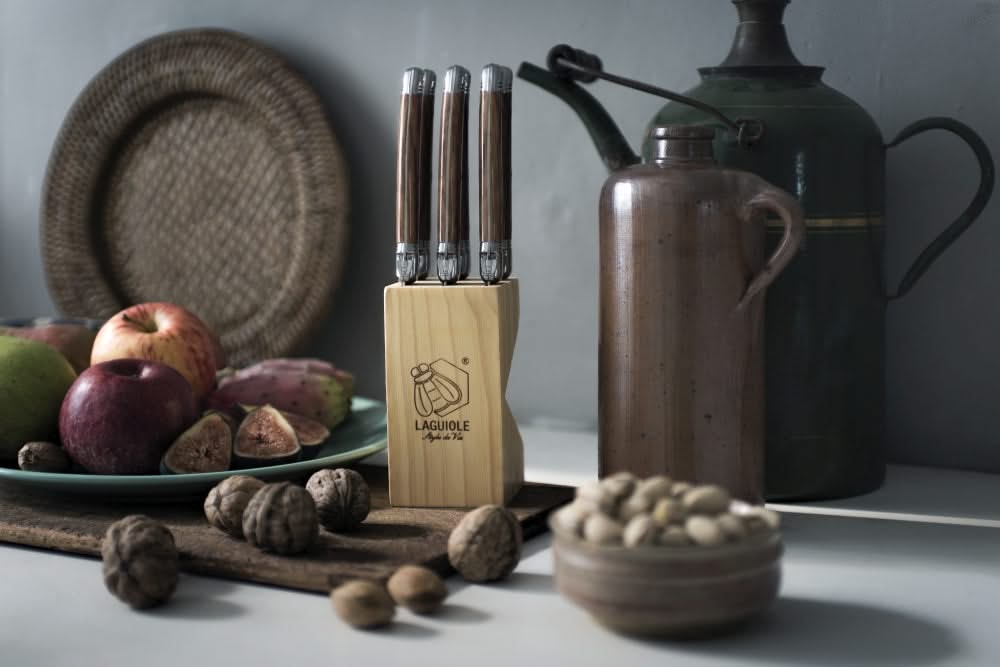 Laguiole Style de Vie Steakmessen Premium Line Wood - 6 styk
