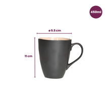 Cosy & Trendy Mokken / Bekers - Laguna Old Rose - 450 ml - 4 Stuks