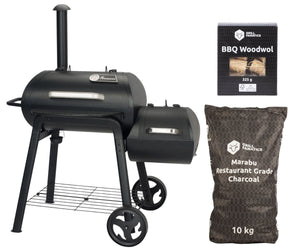 Landmann BBQ / Smoker Startersæt Vinson 200 - med Kul & Tændblokke