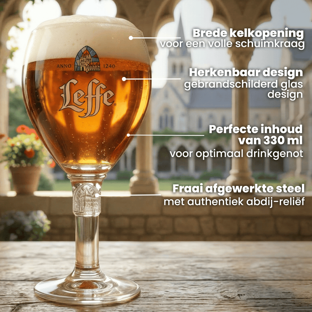 Leffe Bierglazen - 330 ml - 2 stuks