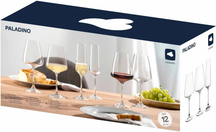 Leonardo Wijnglazenset (Røde vinglas + Hvide vinglas + Champagneglas) - Paladino - 12 dele sæt