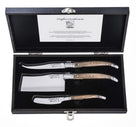 Laguiole Style De Vie Luxury Line Osteskærere Oliventræ 3 - delig