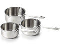 Beka Steelpannenset Maestro 5-Ply 3-Delig - ø 16, 18 & 20 cm - egnet til alle varmekilder