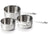 Beka Steelpannenset Maestro 5-Ply 3-Delig - ø 16, 18 & 20 cm - egnet til alle varmekilder