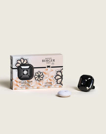 Maison Berger Autoparfum Diffuser Eternity Gun metal / Lady Flower - Med genopfyldning