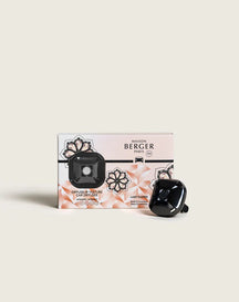 Maison Berger Autoparfum Diffuser Eternity Gun metal / Lady Flower - Med genopfyldning