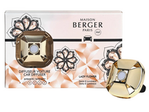 Maison Berger Autoparfum Diffuser Eternity Or / Lady Flower - Med genopfyldning