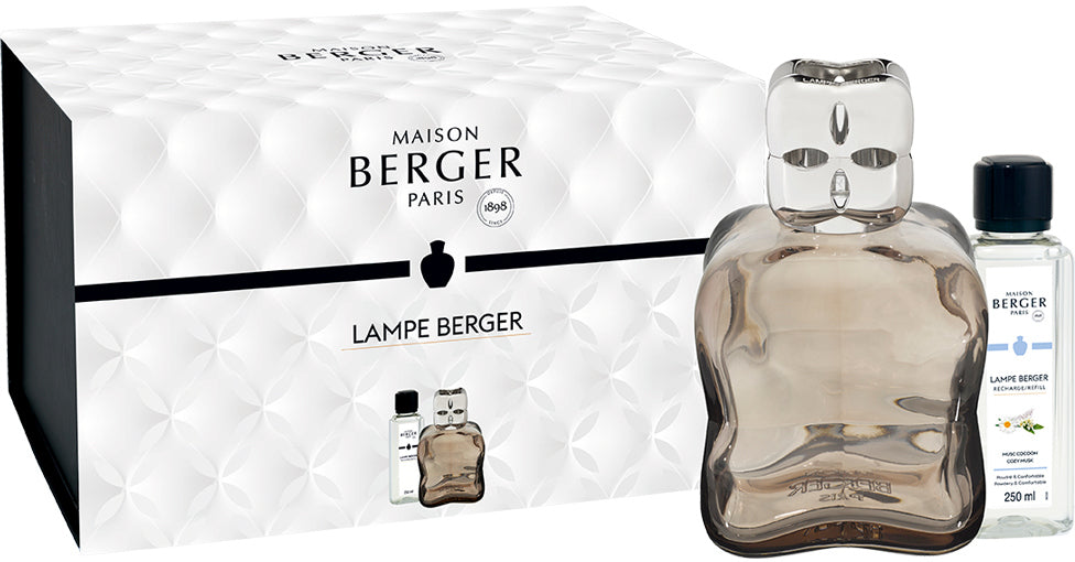 Maison Berger Giftset - Duftlampe Cosy - Brun - 250 ml