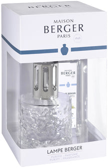 Maison Berger Giftset - Duftbrænder Mirage - Transparent - Thé Blanc Pureté - 250 ml