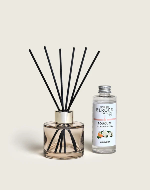 Maison Berger Gaveæske - Duftstænger & Duftlys - Eternity Nude - Lady Flower