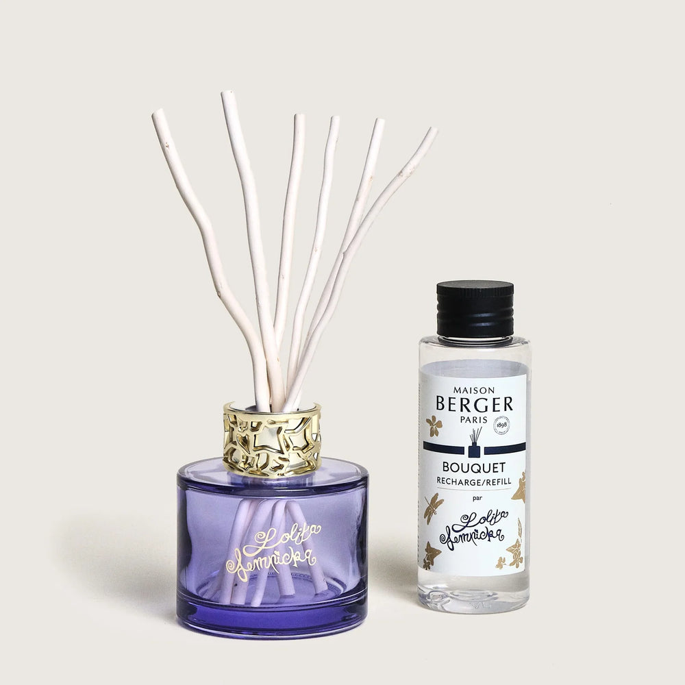 Maison Berger Giftset Duo Lolita Lempicka - Geurstokjes 80 ml & Roomspray 50 ml - Paars