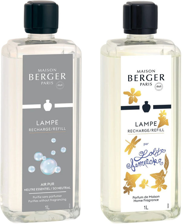 Maison Berger Navulling - til duftlampe - So Neutral + Lolita Lempicka - 2 x 1 liter