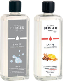 Maison Berger Navulling - til duftlampe - So Neutral + Orange Cinnamon - 2 x 1 Liter