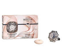 Maison Berger Autoparfum / Autodiffuser Coralie Silver - Lady Flower - Med Genopfyldning