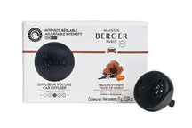 Maison Berger Autoparfum / Autodiffuser ON/OFF Black - Velvet Of Orient - Med Genopfyldning