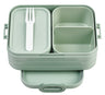 Mepal Madkasse / Lunchbox Take a Break Nordic Sage Midi - med 2 Bento-bakker