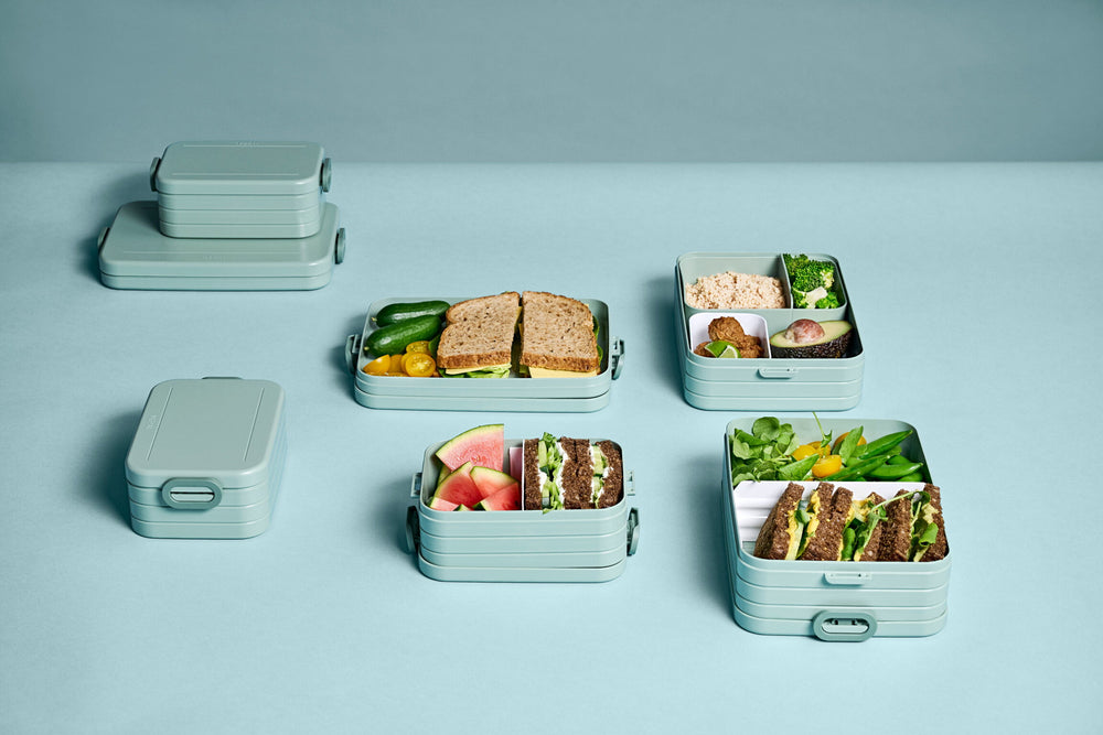 Mepal Madkasse / Lunchbox Take a Break Nordic Sage Large - med 2 Bentobakker