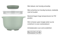Mepal Beslagkomsæt Chef It Nordic Sage 2-delt - Beslagkom med låg 3 liter + Spatel