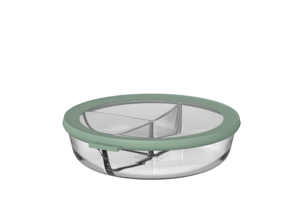 Mepal Glas Opbevaringsboks Cirqula Nordic Sage 3-Vaks - 1 liter