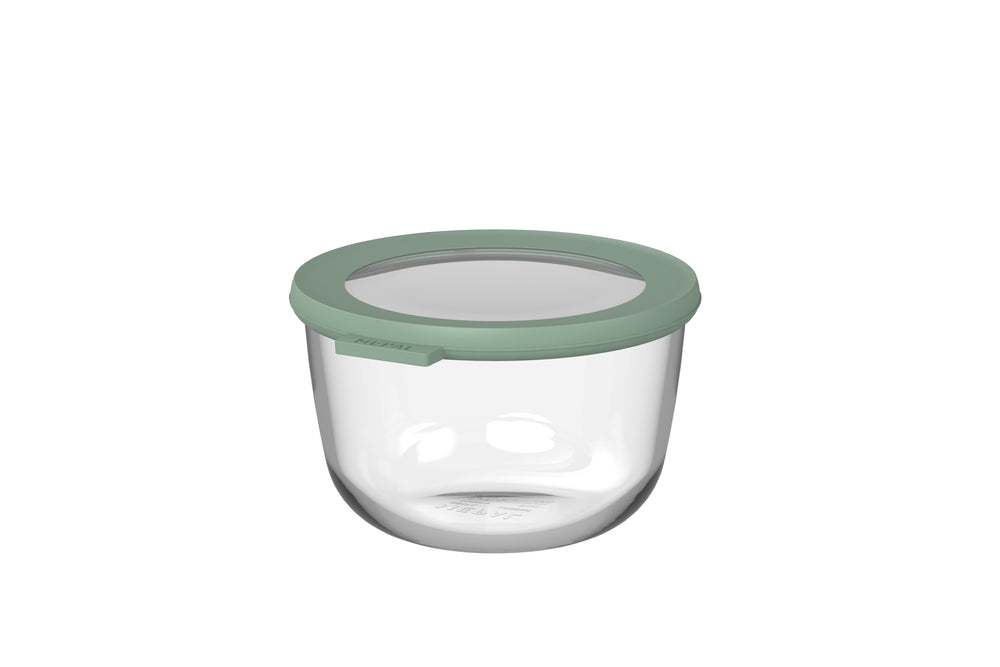 Mepal Glas Opbevaringsboks Cirqula Nordic Sage Rund - 1 liter