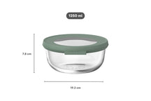 Mepal Glas Opbevaringsboks Cirqula Nordic Sage Rund - 1,25 liter