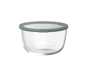 Mepal Glazen Opbevaringsskål Cirqula Nordic Sage Rund - 3 liter