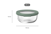 Mepal Glas Opbevaringsboks Cirqula Nordic Sage Rund - 350 ml