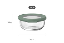 Mepal Glas Opbevaringsboks Cirqula Nordic Sage Rund - 750 ml