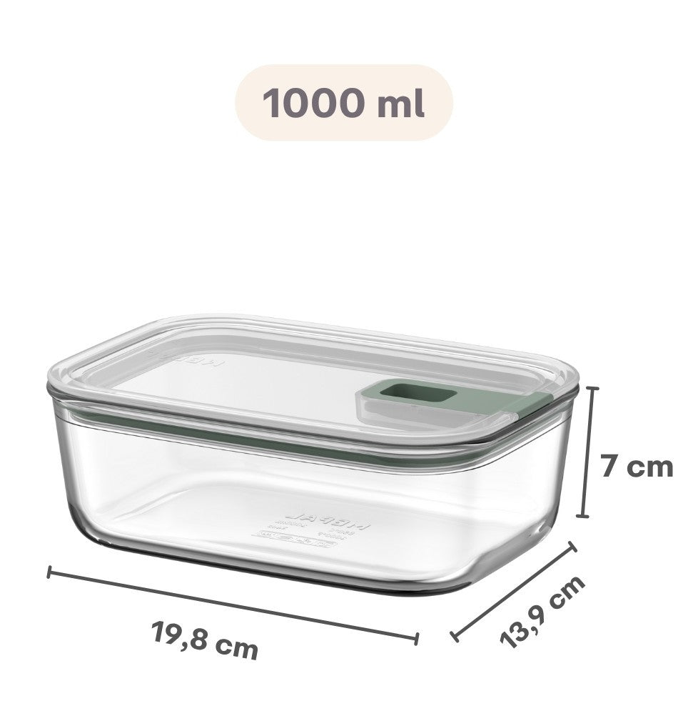 Mepal Glas Opbevaringsboks EasyClip Nordic Sage - 1 liter