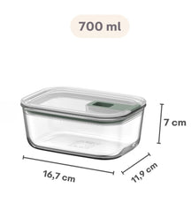 Mepal Glas Opbevaringsboks EasyClip Nordic Sage - 700 ml