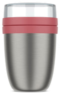 Mepal Thermos Yoghurtbeholder / Lunchpot Ellipse Vivid Mauve - 500 ml + 200 ml