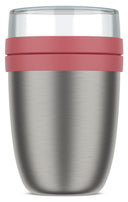 Mepal Thermos Yoghurtbeholder / Lunchpot Ellipse Vivid Mauve - 500 ml + 200 ml