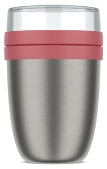 Mepal Thermos Yoghurtbeholder / Lunchpot Ellipse Vivid Mauve - 500 ml + 200 ml