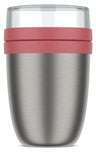 Mepal Thermos Yoghurtbeholder / Lunchpot Ellipse Vivid Mauve - 500 ml + 200 ml