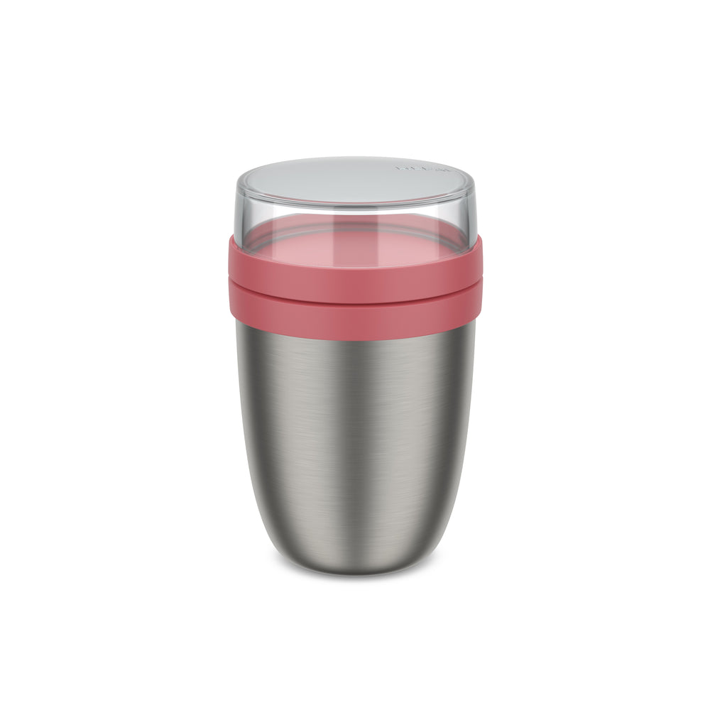 Mepal Thermos Yoghurtbeholder / Lunchpot Ellipse Vivid Mauve - 500 ml + 200 ml