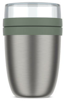 Mepal Thermos Yoghurtbeholder / Lunchpot Ellipse Nordic Sage - 500 ml + 200 ml