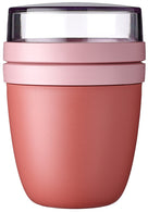 Mepal Yoghurtbeholder / Lunchpot Ellipse Vivid Mauve - 500 ml + 200 ml