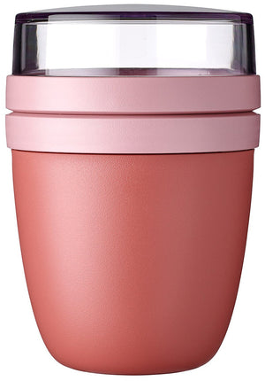 Mepal Yoghurtbeholder / Lunchpot Ellipse Vivid Mauve - 500 ml + 200 ml