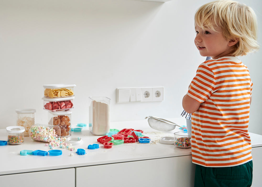 Mepal Opbevaringskrukker Sæt Modula Hvid 9-delt