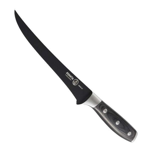 Messermeister Filetkniv Avanta BBQ 18 cm - Sort Titaniumklinge