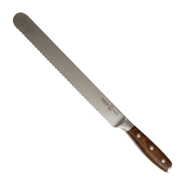 Messermeister Kødkniv Takket Avanta Pakkatræ 25 cm